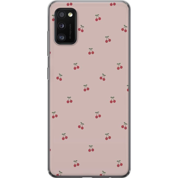 Mobile case for Samsung Galaxy A41 with Cherry design in the group SMARTPHONE & TABLETS / Phone cases / Samsung at TP E-commerce Nordic AB (A59532)