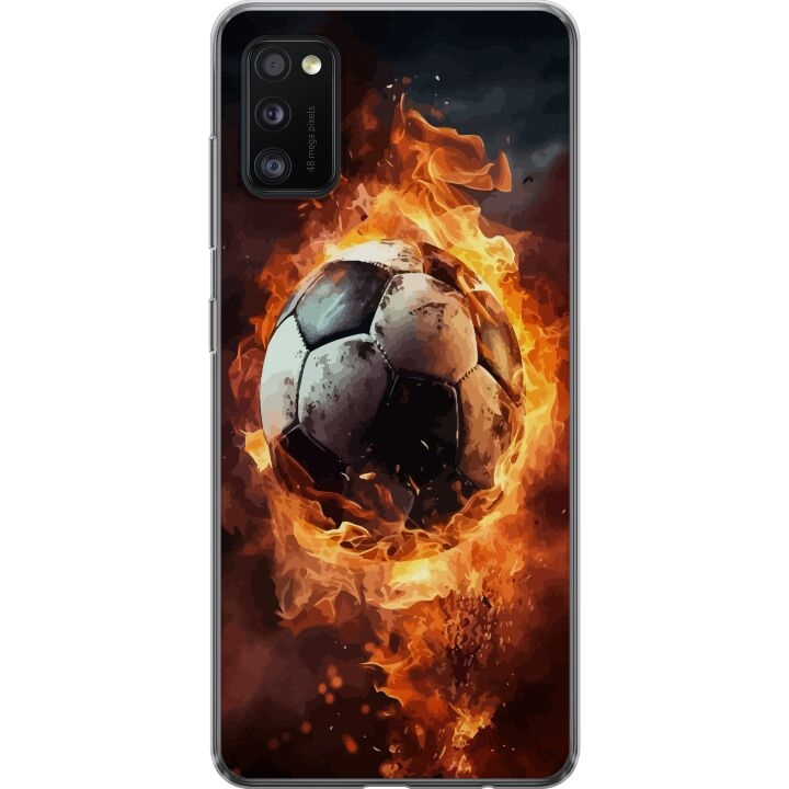 Mobile case for Samsung Galaxy A41 with Football design in the group SMARTPHONE & TABLETS / Phone cases / Samsung at TP E-commerce Nordic AB (A59546)