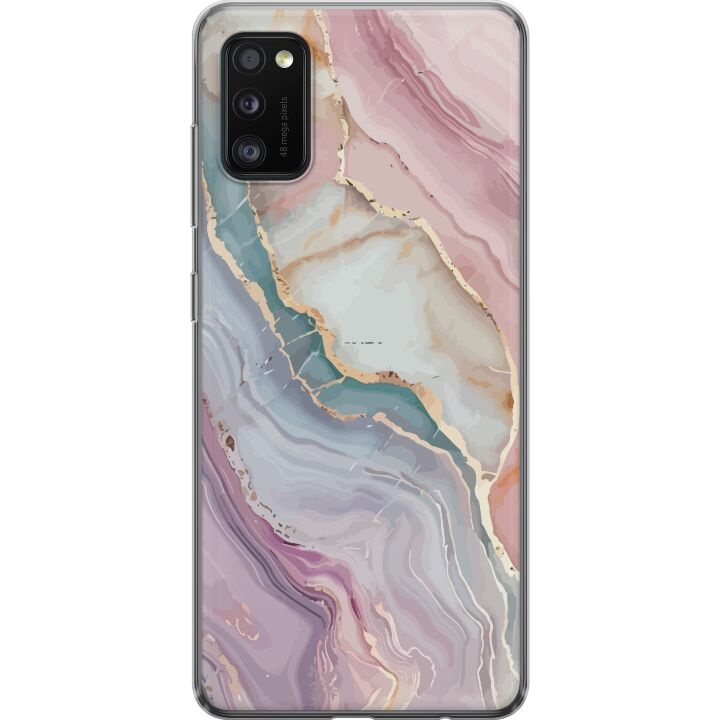 Mobile case for Samsung Galaxy A41 with Marble design in the group SMARTPHONE & TABLETS / Phone cases / Samsung at TP E-commerce Nordic AB (A59547)