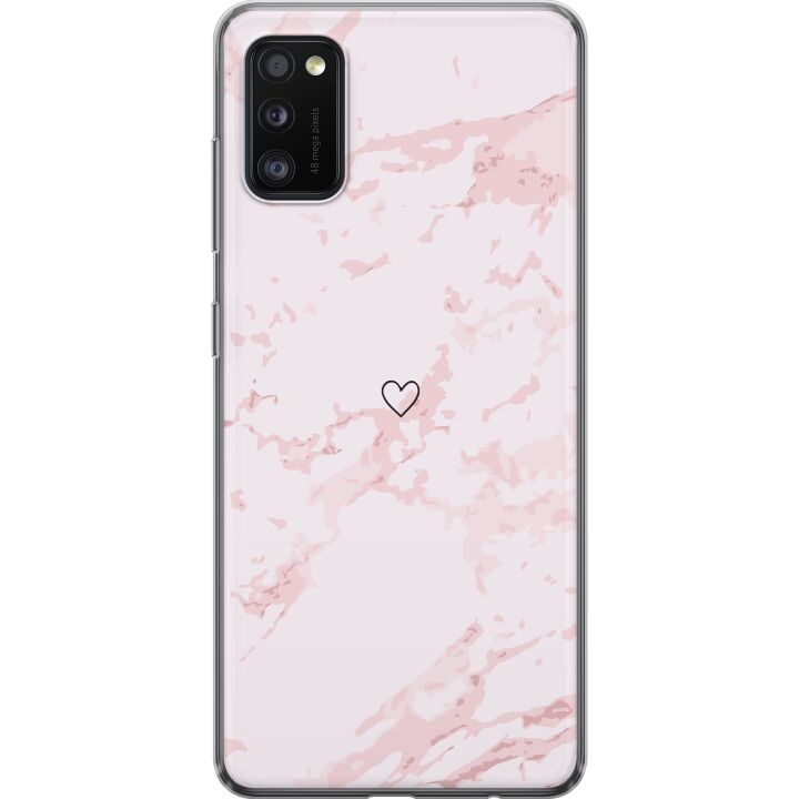 Mobile case for Samsung Galaxy A41 with Pink Heart design in the group SMARTPHONE & TABLETS / Phone cases / Samsung at TP E-commerce Nordic AB (A59548)