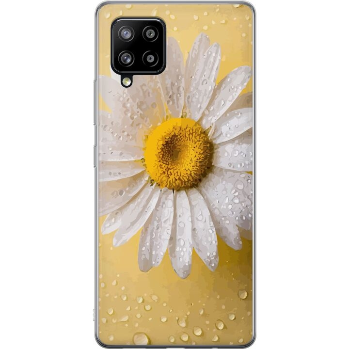 Mobile case for Samsung Galaxy A42 5G with Porslinsblomma design in the group SMARTPHONE & TABLETS / Phone cases / Samsung at TP E-commerce Nordic AB (A59579)