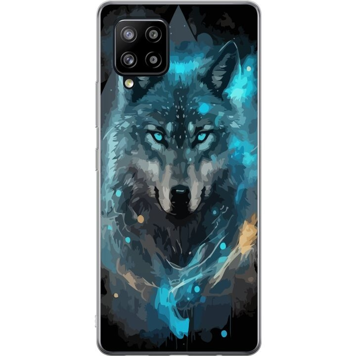 Mobile case for Samsung Galaxy A42 5G with Wolf design in the group SMARTPHONE & TABLETS / Phone cases / Samsung at TP E-commerce Nordic AB (A59584)