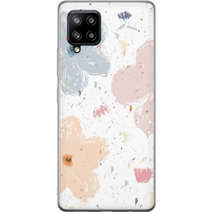 Mobile case for Samsung Galaxy A42 5G with Flowers design in the group SMARTPHONE & TABLETS / Phone cases / Samsung at TP E-commerce Nordic AB (A59591)