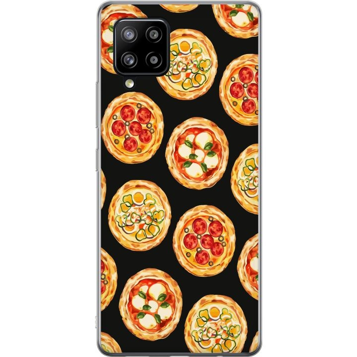 Mobile case for Samsung Galaxy A42 5G with Pizza design in the group SMARTPHONE & TABLETS / Phone cases / Samsung at TP E-commerce Nordic AB (A59592)