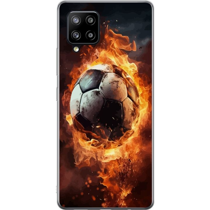 Mobile case for Samsung Galaxy A42 5G with Football design in the group SMARTPHONE & TABLETS / Phone cases / Samsung at TP E-commerce Nordic AB (A59600)