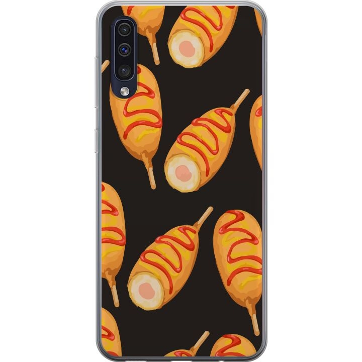 Mobile case for Samsung Galaxy A50 with Chicken drumstick design in the group SMARTPHONE & TABLETS / Phone cases / Samsung at TP E-commerce Nordic AB (A59642)