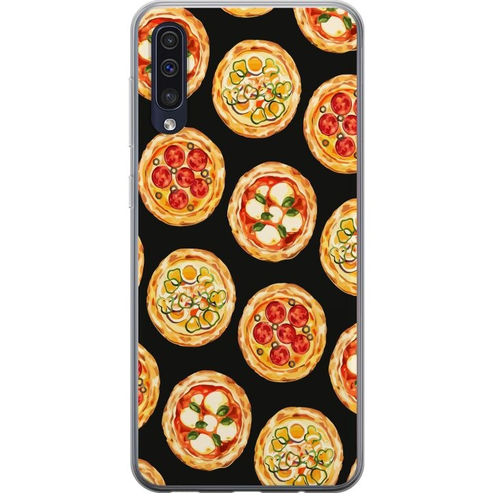 Mobile case for Samsung Galaxy A50 with Pizza design in the group SMARTPHONE & TABLETS / Phone cases / Samsung at TP E-commerce Nordic AB (A59646)