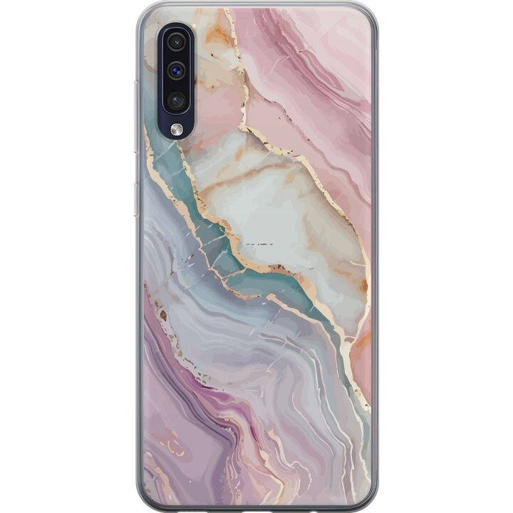 Mobile case for Samsung Galaxy A50 with Marble design in the group SMARTPHONE & TABLETS / Phone cases / Samsung at TP E-commerce Nordic AB (A59655)