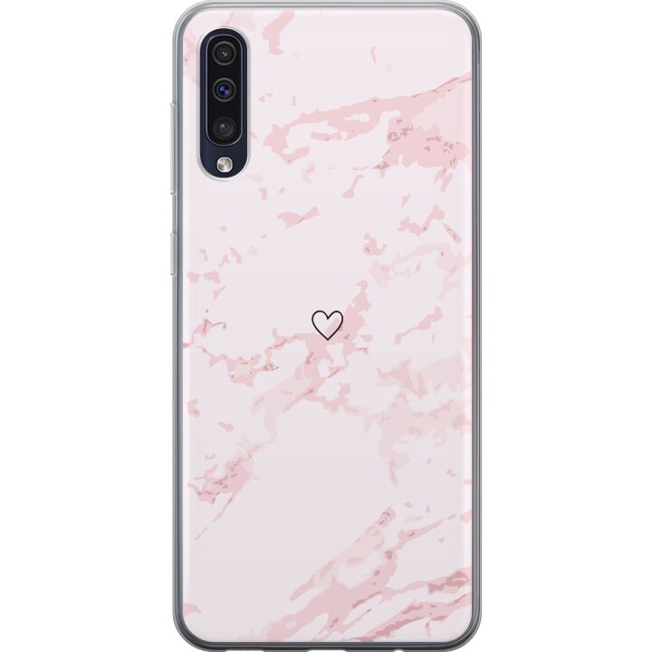 Mobile case for Samsung Galaxy A50 with Pink Heart design in the group SMARTPHONE & TABLETS / Phone cases / Samsung at TP E-commerce Nordic AB (A59656)