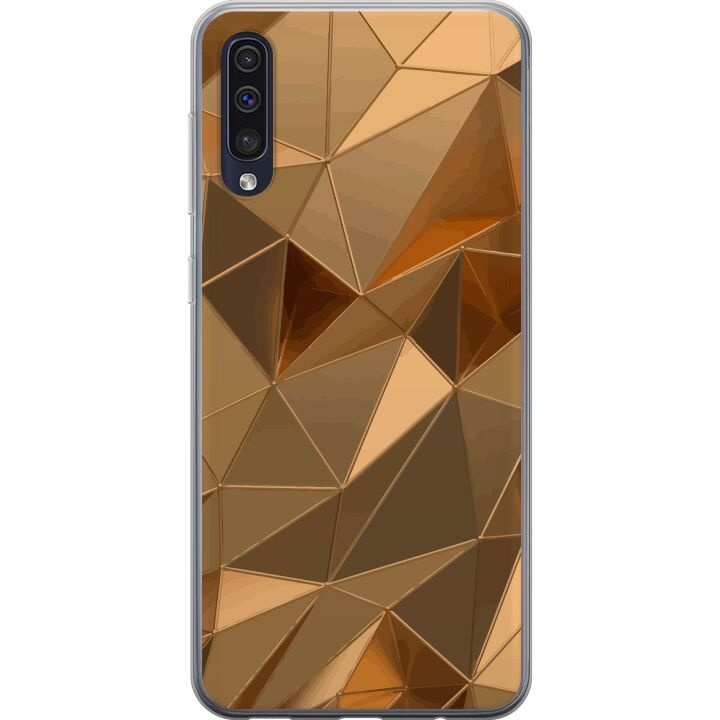 Mobile case for Samsung Galaxy A50 with 3D Gold design in the group SMARTPHONE & TABLETS / Phone cases / Samsung at TP E-commerce Nordic AB (A59657)