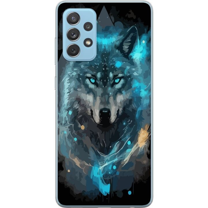 Mobile case for Samsung Galaxy A52 5G with Wolf design in the group SMARTPHONE & TABLETS / Phone cases / Samsung at TP E-commerce Nordic AB (A59746)