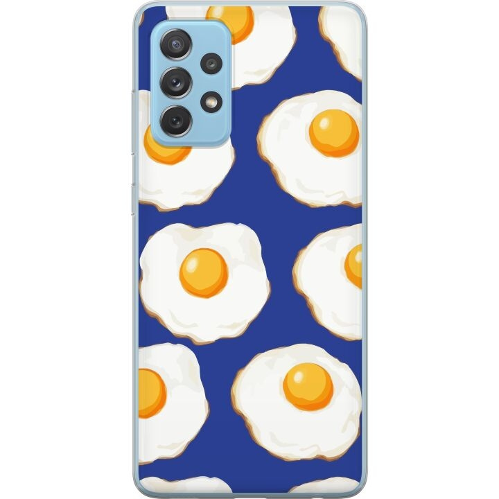 Mobile case for Samsung Galaxy A52 5G with Fried eggs design in the group SMARTPHONE & TABLETS / Phone cases / Samsung at TP E-commerce Nordic AB (A59747)