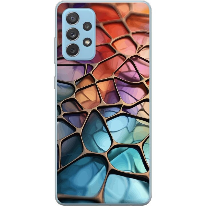 Mobile case for Samsung Galaxy A52 5G with Metallic pattern design in the group SMARTPHONE & TABLETS / Phone cases / Samsung at TP E-commerce Nordic AB (A59751)