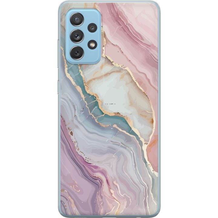 Mobile case for Samsung Galaxy A52 5G with Marble design in the group SMARTPHONE & TABLETS / Phone cases / Samsung at TP E-commerce Nordic AB (A59763)