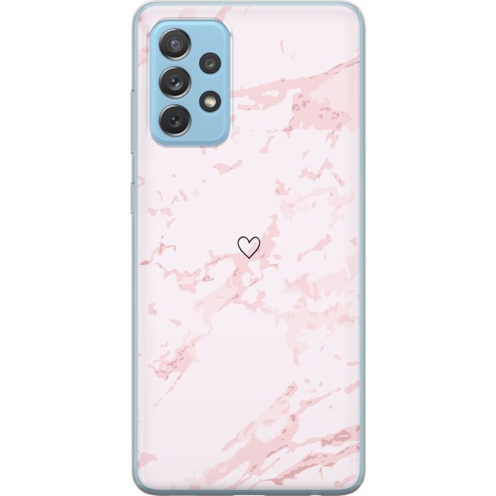 Mobile case for Samsung Galaxy A52 5G with Pink Heart design in the group SMARTPHONE & TABLETS / Phone cases / Samsung at TP E-commerce Nordic AB (A59764)