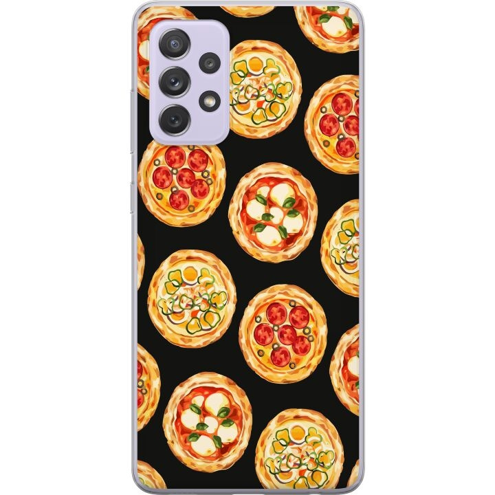 Mobile case for Samsung Galaxy A52s 5G with Pizza design in the group SMARTPHONE & TABLETS / Phone cases / Samsung at TP E-commerce Nordic AB (A59808)