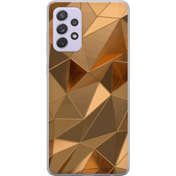 Mobile case for Samsung Galaxy A52s 5G with 3D Gold design in the group SMARTPHONE & TABLETS / Phone cases / Samsung at TP E-commerce Nordic AB (A59819)