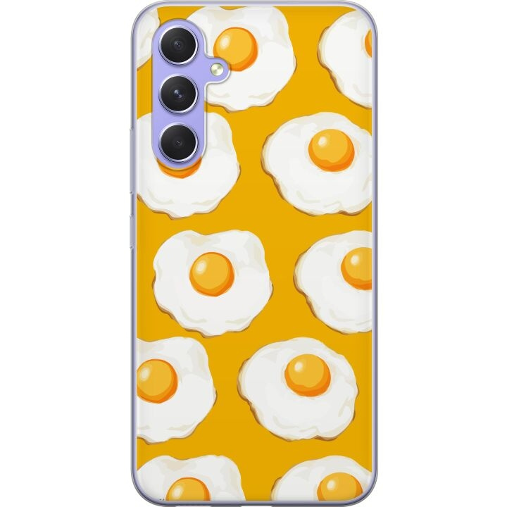 Mobile case for Samsung Galaxy A54 with Fried egg design in the group SMARTPHONE & TABLETS / Phone cases / Samsung at TP E-commerce Nordic AB (A59905)