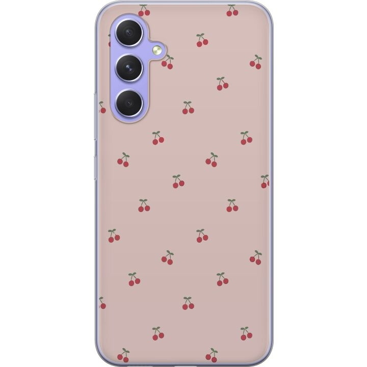 Mobile case for Samsung Galaxy A54 with Cherry design in the group SMARTPHONE & TABLETS / Phone cases / Samsung at TP E-commerce Nordic AB (A59910)