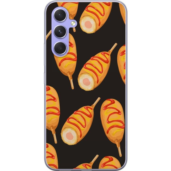 Mobile case for Samsung Galaxy A54 with Chicken drumstick design in the group SMARTPHONE & TABLETS / Phone cases / Samsung at TP E-commerce Nordic AB (A59912)