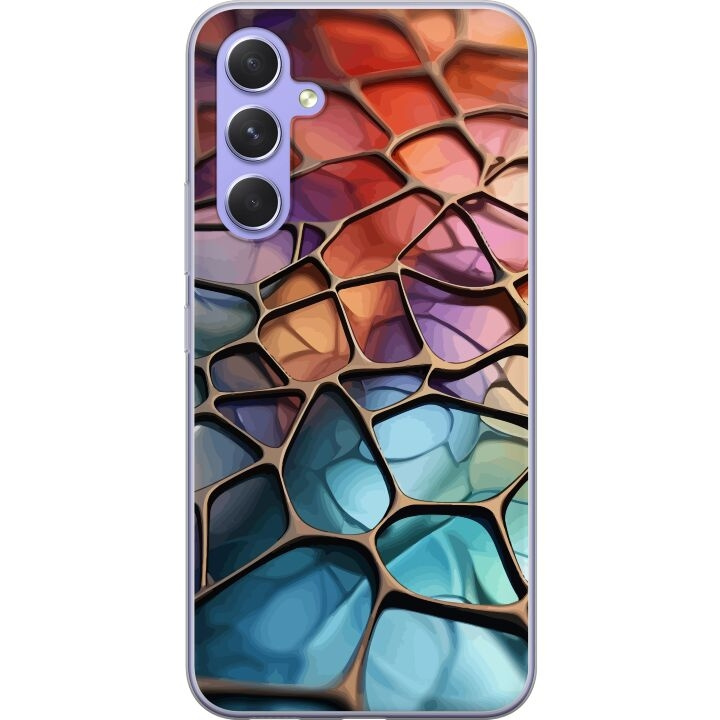 Mobile case for Samsung Galaxy A54 with Metallic pattern design in the group SMARTPHONE & TABLETS / Phone cases / Samsung at TP E-commerce Nordic AB (A59913)