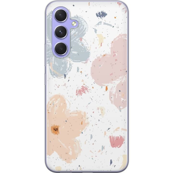 Mobile case for Samsung Galaxy A54 with Flowers design in the group SMARTPHONE & TABLETS / Phone cases / Samsung at TP E-commerce Nordic AB (A59915)