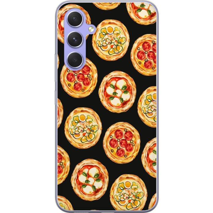 Mobile case for Samsung Galaxy A54 with Pizza design in the group SMARTPHONE & TABLETS / Phone cases / Samsung at TP E-commerce Nordic AB (A59916)