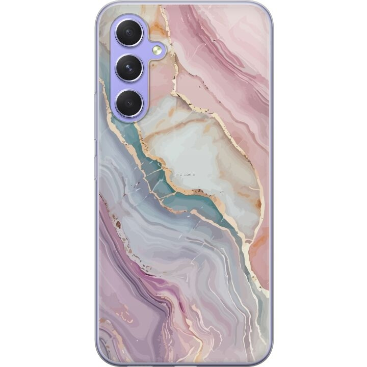 Mobile case for Samsung Galaxy A54 with Marble design in the group SMARTPHONE & TABLETS / Phone cases / Samsung at TP E-commerce Nordic AB (A59925)