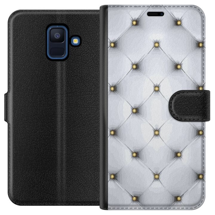 Wallet case for Samsung Galaxy A6 (2018) with Luxurious design in the group SMARTPHONE & TABLETS / Phone cases / Samsung at TP E-commerce Nordic AB (A59971)