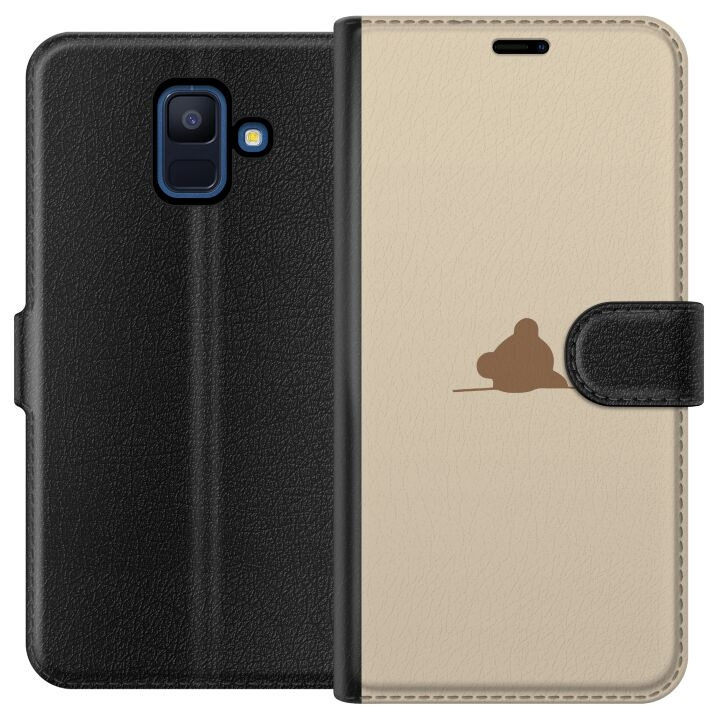 Wallet case for Samsung Galaxy A6 (2018) with Nalle design in the group SMARTPHONE & TABLETS / Phone cases / Samsung at TP E-commerce Nordic AB (A59977)