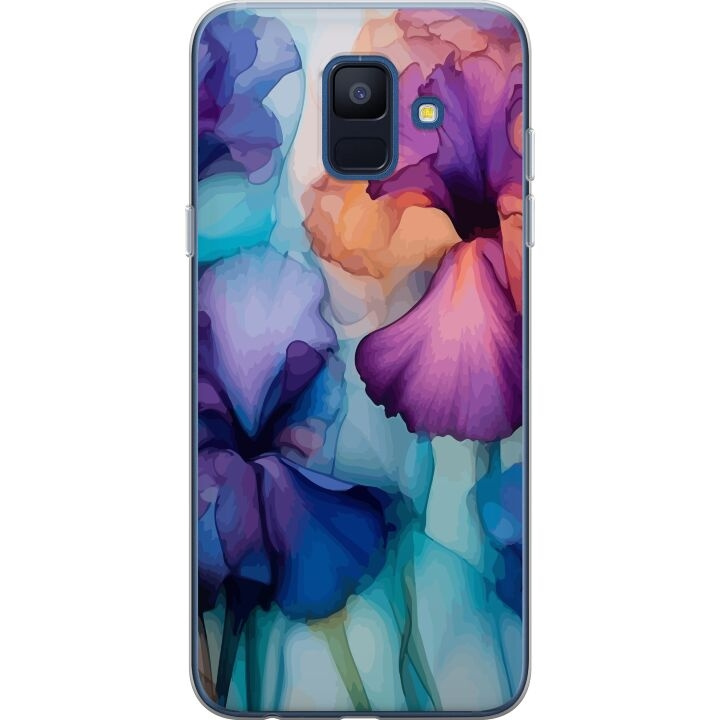 Mobile case for Samsung Galaxy A6 (2018) with Magical flowers design in the group SMARTPHONE & TABLETS / Phone cases / Samsung at TP E-commerce Nordic AB (A59987)