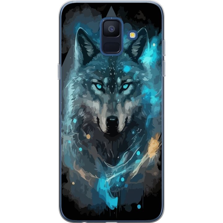 Mobile case for Samsung Galaxy A6 (2018) with Wolf design in the group SMARTPHONE & TABLETS / Phone cases / Samsung at TP E-commerce Nordic AB (A59989)