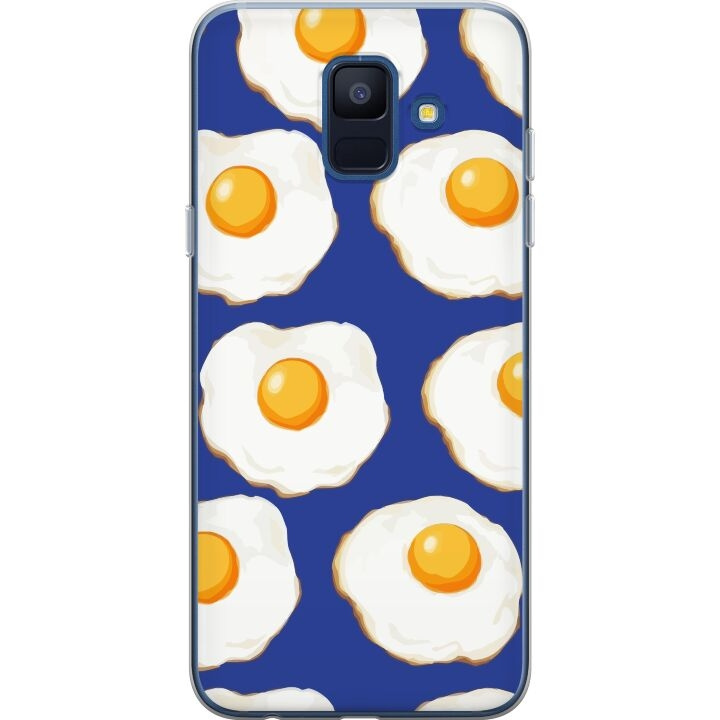 Mobile case for Samsung Galaxy A6 (2018) with Fried eggs design in the group SMARTPHONE & TABLETS / Phone cases / Samsung at TP E-commerce Nordic AB (A59990)