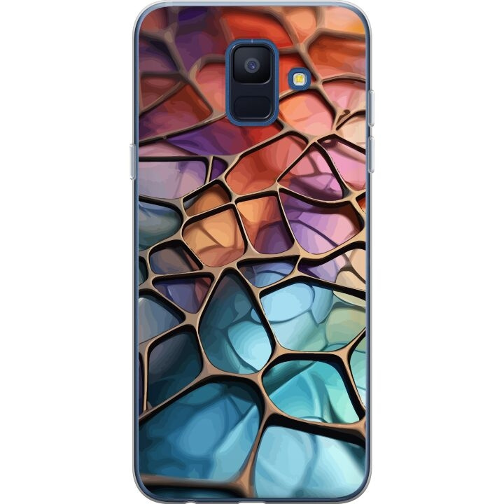 Mobile case for Samsung Galaxy A6 (2018) with Metallic pattern design in the group SMARTPHONE & TABLETS / Phone cases / Samsung at TP E-commerce Nordic AB (A59994)