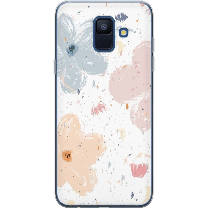 Mobile case for Samsung Galaxy A6 (2018) with Flowers design in the group SMARTPHONE & TABLETS / Phone cases / Samsung at TP E-commerce Nordic AB (A59996)