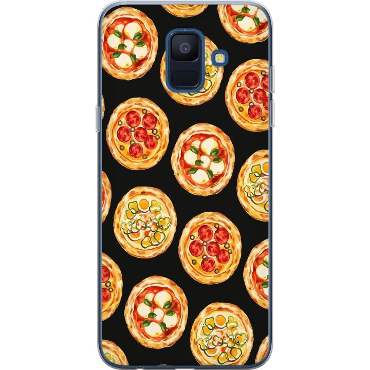 Mobile case for Samsung Galaxy A6 (2018) with Pizza design in the group SMARTPHONE & TABLETS / Phone cases / Samsung at TP E-commerce Nordic AB (A59997)