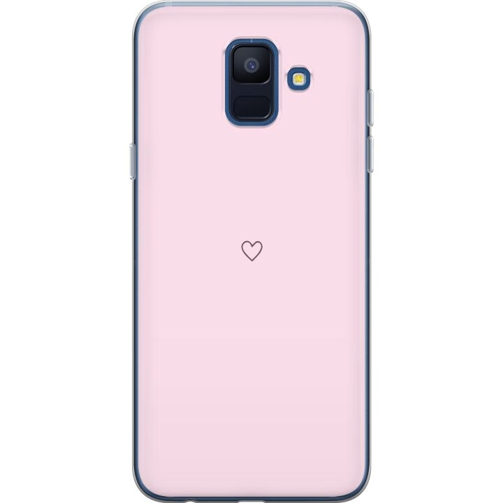 Mobile case for Samsung Galaxy A6 (2018) with Heart design in the group SMARTPHONE & TABLETS / Phone cases / Samsung at TP E-commerce Nordic AB (A60003)