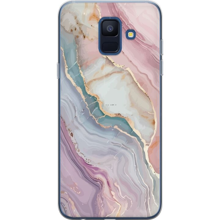 Mobile case for Samsung Galaxy A6 (2018) with Marble design in the group SMARTPHONE & TABLETS / Phone cases / Samsung at TP E-commerce Nordic AB (A60006)