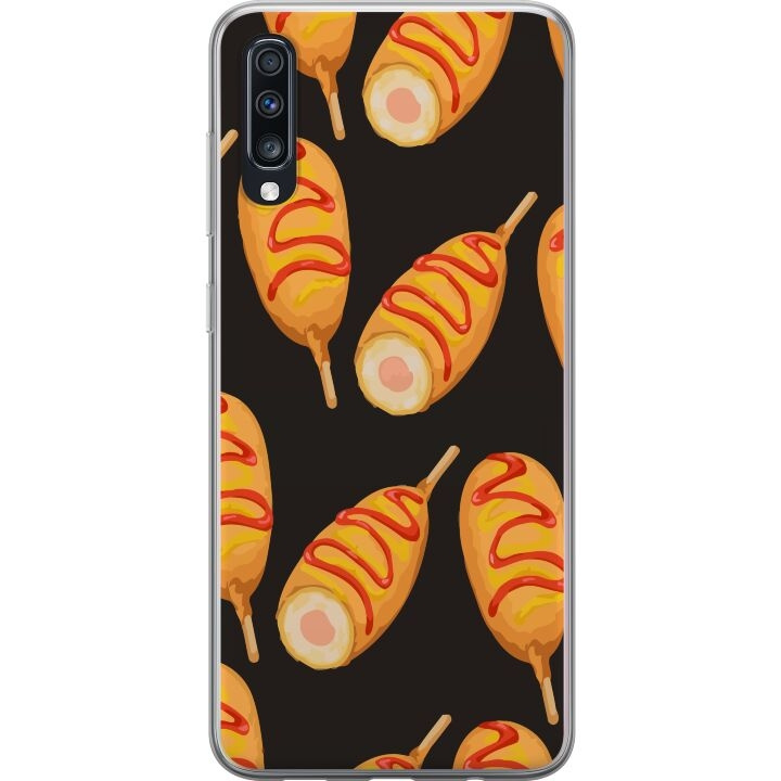 Mobile case for Samsung Galaxy A70 with Chicken drumstick design in the group SMARTPHONE & TABLETS / Phone cases / Samsung at TP E-commerce Nordic AB (A60020)