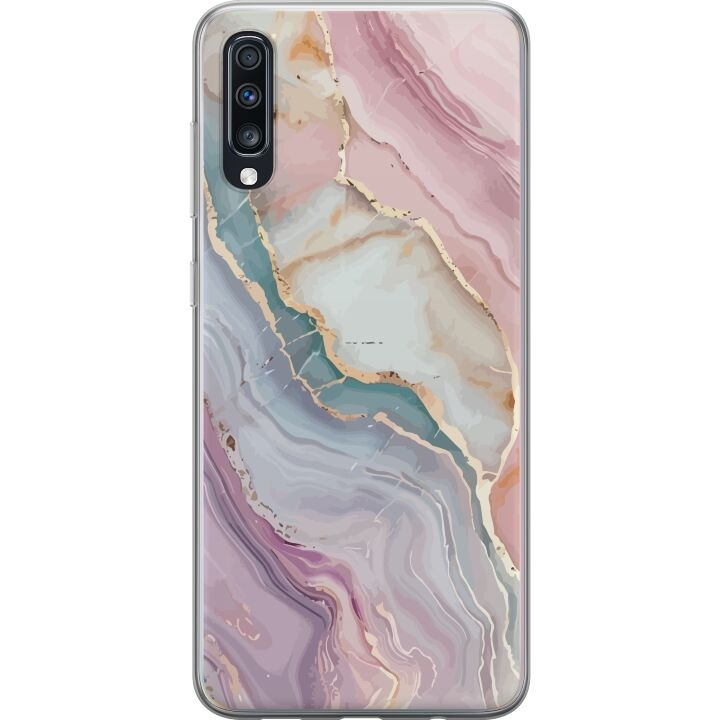 Mobile case for Samsung Galaxy A70 with Marble design in the group SMARTPHONE & TABLETS / Phone cases / Samsung at TP E-commerce Nordic AB (A60033)