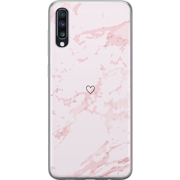 Mobile case for Samsung Galaxy A70 with Pink Heart design in the group SMARTPHONE & TABLETS / Phone cases / Samsung at TP E-commerce Nordic AB (A60034)