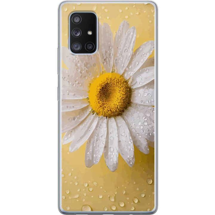 Mobile case for Samsung Galaxy A71 5G with Porslinsblomma design in the group SMARTPHONE & TABLETS / Phone cases / Samsung at TP E-commerce Nordic AB (A60092)