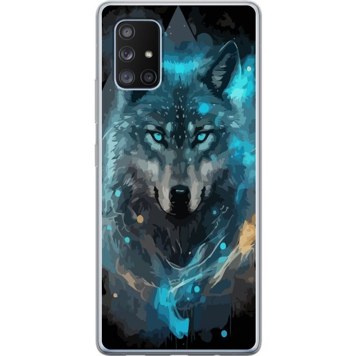 Mobile case for Samsung Galaxy A71 5G with Wolf design in the group SMARTPHONE & TABLETS / Phone cases / Samsung at TP E-commerce Nordic AB (A60097)