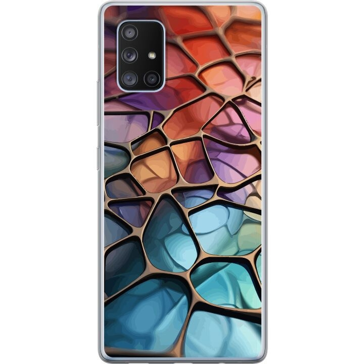 Mobile case for Samsung Galaxy A71 5G with Metallic pattern design in the group SMARTPHONE & TABLETS / Phone cases / Samsung at TP E-commerce Nordic AB (A60102)