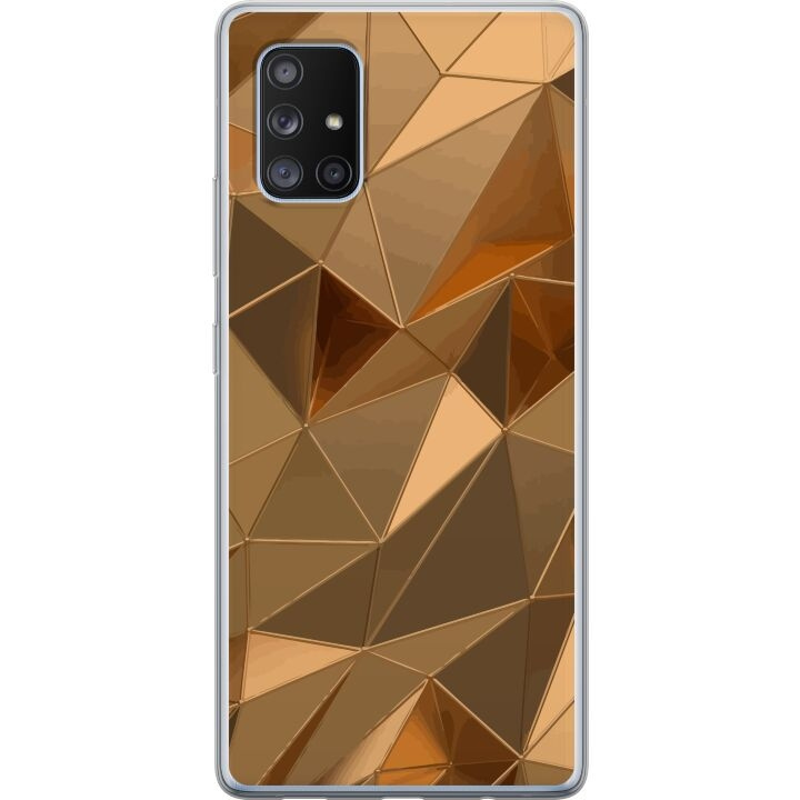 Mobile case for Samsung Galaxy A71 5G with 3D Gold design in the group SMARTPHONE & TABLETS / Phone cases / Samsung at TP E-commerce Nordic AB (A60116)