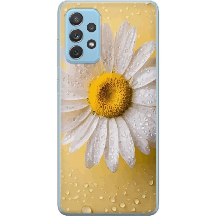 Mobile case for Samsung Galaxy A72 5G with Porslinsblomma design in the group SMARTPHONE & TABLETS / Phone cases / Samsung at TP E-commerce Nordic AB (A60146)