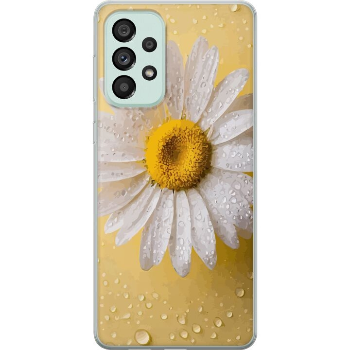 Mobile case for Samsung Galaxy A73 5G with Porslinsblomma design in the group SMARTPHONE & TABLETS / Phone cases / Samsung at TP E-commerce Nordic AB (A60173)