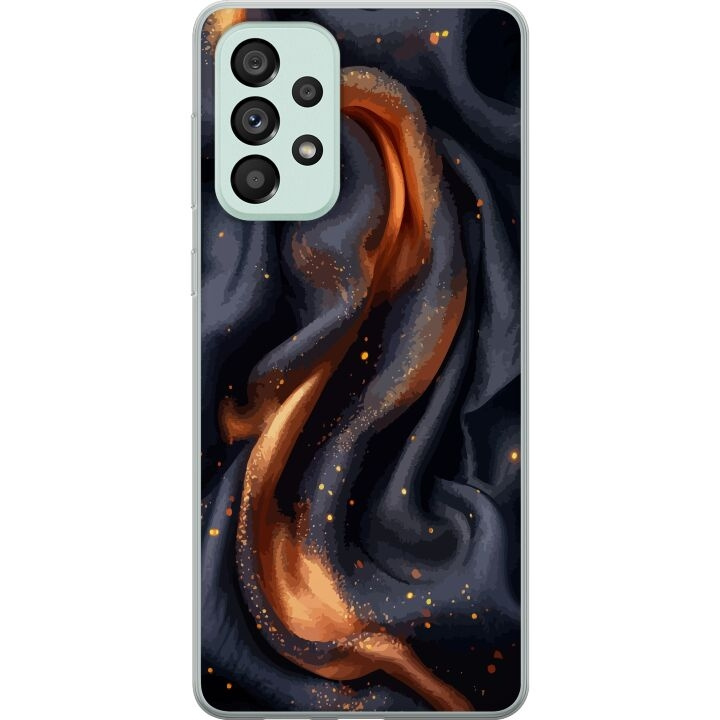 Mobile case for Samsung Galaxy A73 5G with Fiery silk design in the group SMARTPHONE & TABLETS / Phone cases / Samsung at TP E-commerce Nordic AB (A60174)