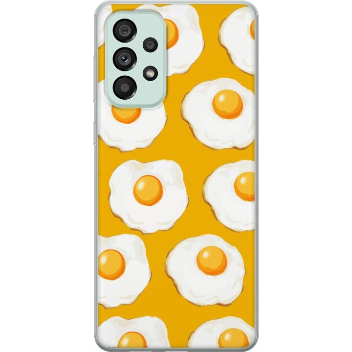 Mobile case for Samsung Galaxy A73 5G with Fried egg design in the group SMARTPHONE & TABLETS / Phone cases / Samsung at TP E-commerce Nordic AB (A60175)