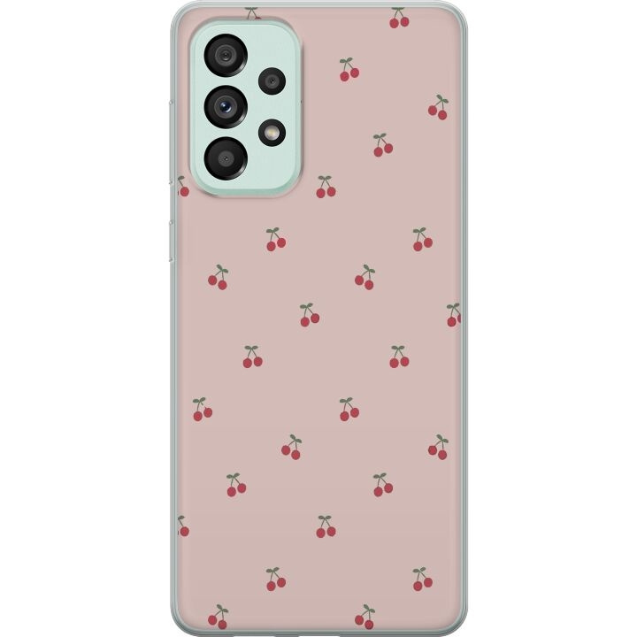 Mobile case for Samsung Galaxy A73 5G with Cherry design in the group SMARTPHONE & TABLETS / Phone cases / Samsung at TP E-commerce Nordic AB (A60180)